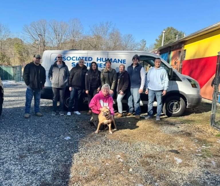 Deal police deliver donations to tinton falls humane society after successful holiday fundraiser - photo licensed by shore news network.