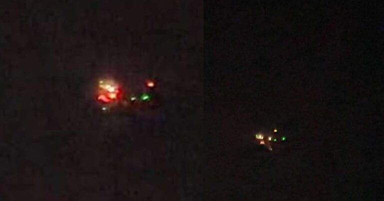 Clear video shows reported drone sighting in jackson township thursday night - photo licensed by shore news network.