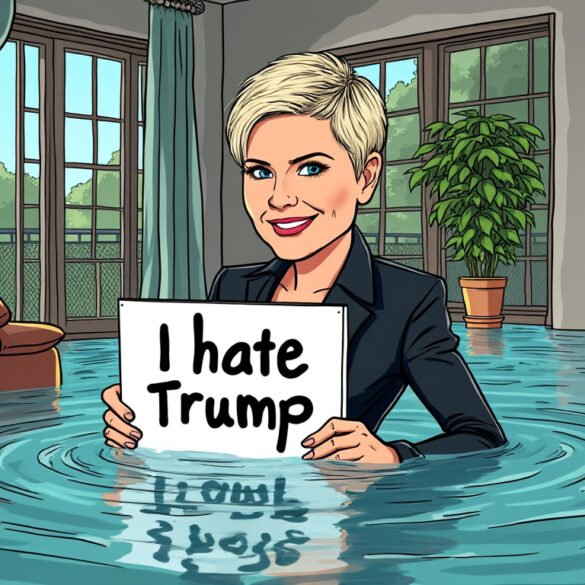 Fleeing to the flood, ellen degeneres’ uk mansion submerged in severe flooding weeks after move from u. S. - photo licensed by shore news network.