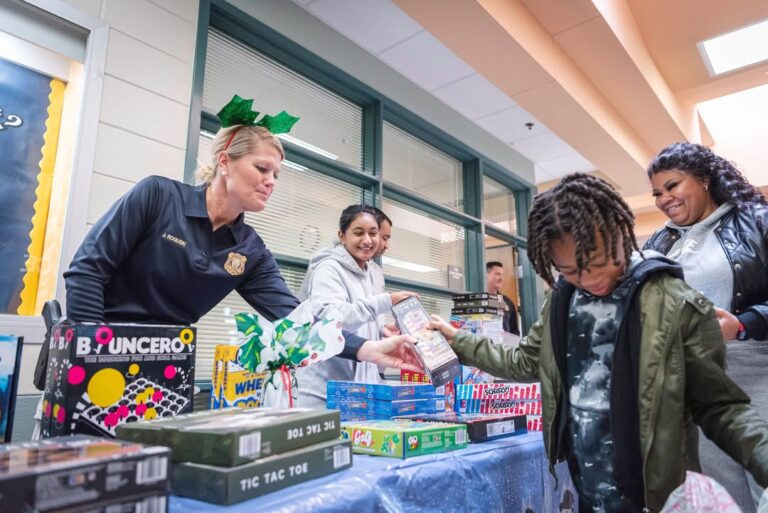 Howard county police host holiday party for local children - photo licensed by shore news network.