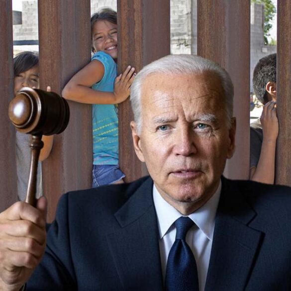 Everything must go! Biden administration frantically auctioning off trump's border wall steel - photo licensed by shore news network.