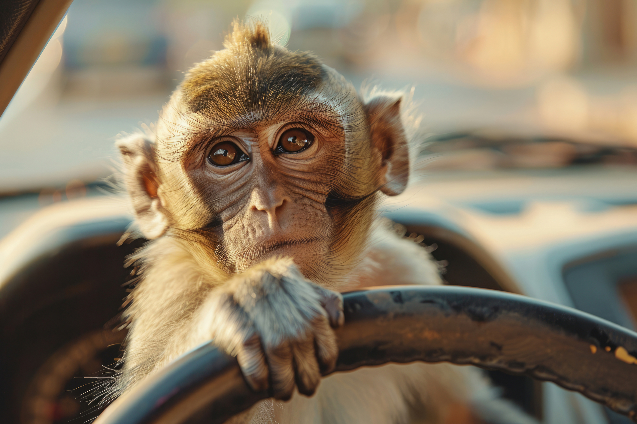 Three Monkeys Stopped from Illegally Entering U.S. at Mexican Border Crossing