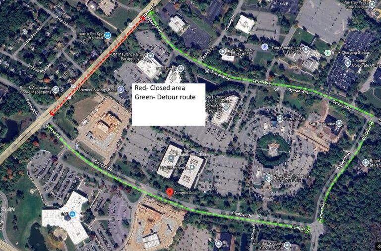 Utility work closes northbound littleton road in parsippany through dec. 5 - photo licensed by shore news network.