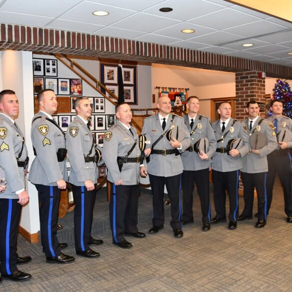 Toms river hires three new police officers, promotes nine veteran cops - photo licensed by shore news network.