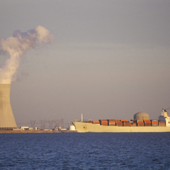 Drone sighting reported near new jersey nuclear power plants, as energy company pleads for no-fly-zone enforcement - photo licensed by shore news network.