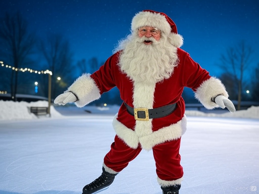 Skate With Santa At Winding River in Toms River