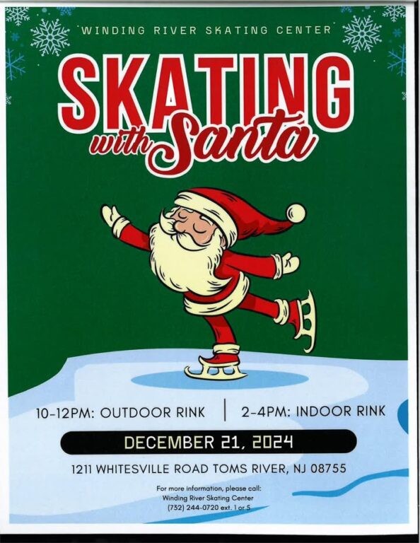 Skate With Santa At Winding River in Toms River Skate With Santa At Winding River in Toms River