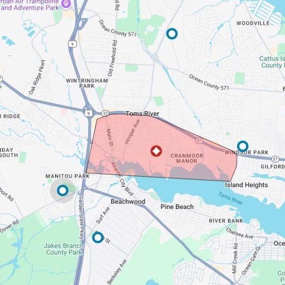 Power outage leaves 2,000 in toms river in the dark, restoration underway - photo licensed by shore news network.