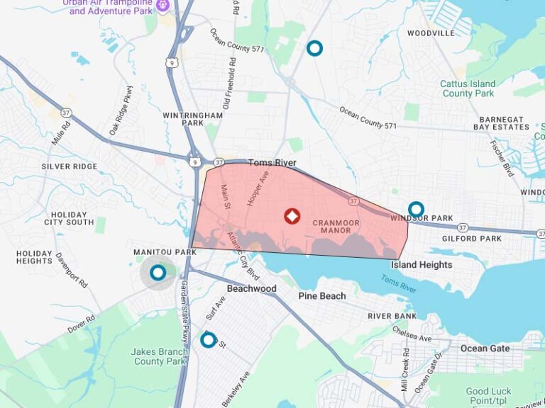 Power outage leaves 2,000 in toms river in the dark, restoration underway - photo licensed by shore news network.