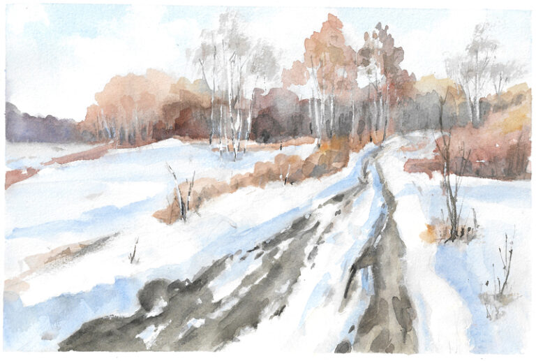 Toms river offers winter watercolor painting class with local artist - photo licensed by shore news network.