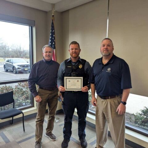 Brick township officer honored with level-2 traffic safety certification - photo licensed by shore news network.
