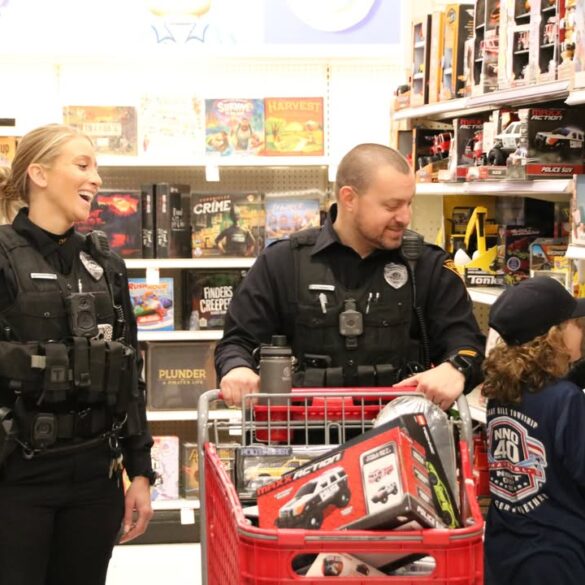 Cherry hill police host 6th annual ‘shop with a cop’ event for local families - photo licensed by shore news network.
