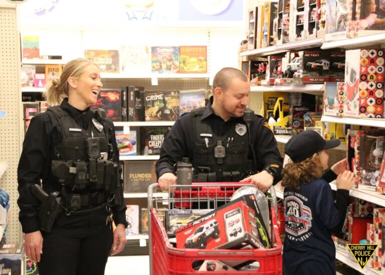Cherry hill police host 6th annual ‘shop with a cop’ event for local families - photo licensed by shore news network.
