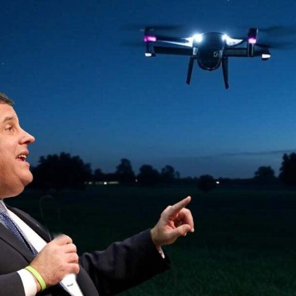 Chris christie confirms drones flew over his house, warns of vigilantes and conspiracy theorists - photo licensed by shore news network.