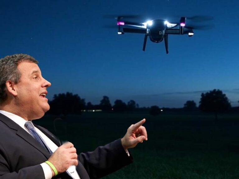 Chris christie confirms drones flew over his house, warns of vigilantes and conspiracy theorists - photo licensed by shore news network.