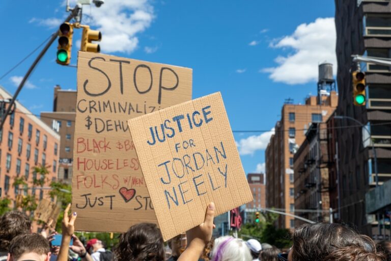 Video shows alleged now deceased michael jackson impersonator jordan neely assaulting gay man in nyc hate crime - photo licensed by shore news network.