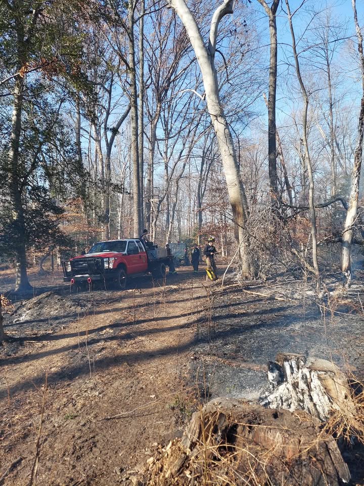 Tenth District Volunteer Fire Department battles multiple brush fires