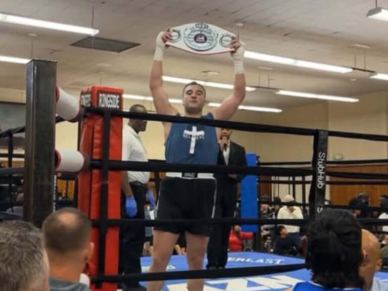 Howell police officer wins light heavyweight title in debut boxing match - photo licensed by shore news network.