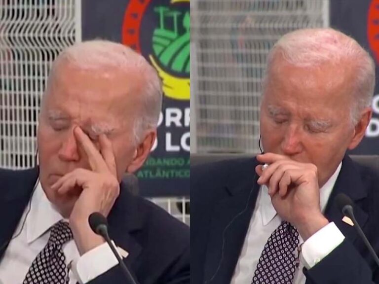 Watch: sleepy joe biden takes long nap during meeting with african leaders - photo licensed by shore news network.