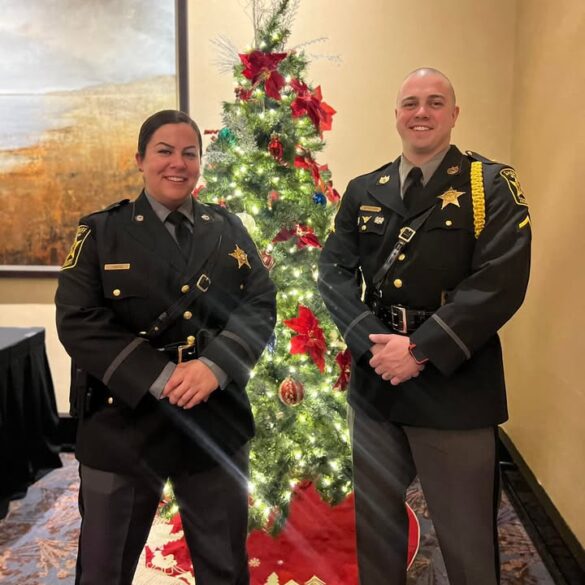 Calvert county deputies attend ceremony honoring 2,300 victims of maryland roadway fatalities since 2020 - photo licensed by shore news network.