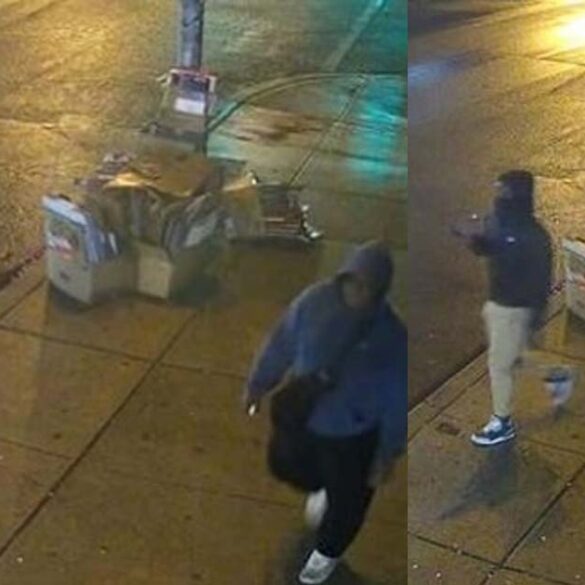 Manhunt in newark for two suspects wanted for armed robberies - photo licensed by shore news network.