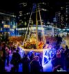 Boston police spread holiday cheer at martin’s park ship lighting event