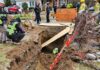 Stamford firefighters rescue worker from trench collapse
