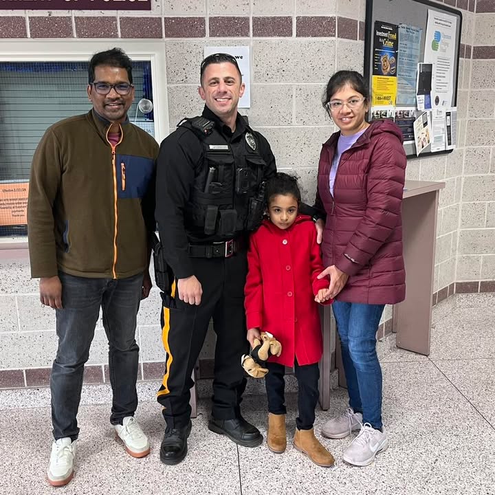 New Jesey cop helps reunite missing child with family in Evesham Township