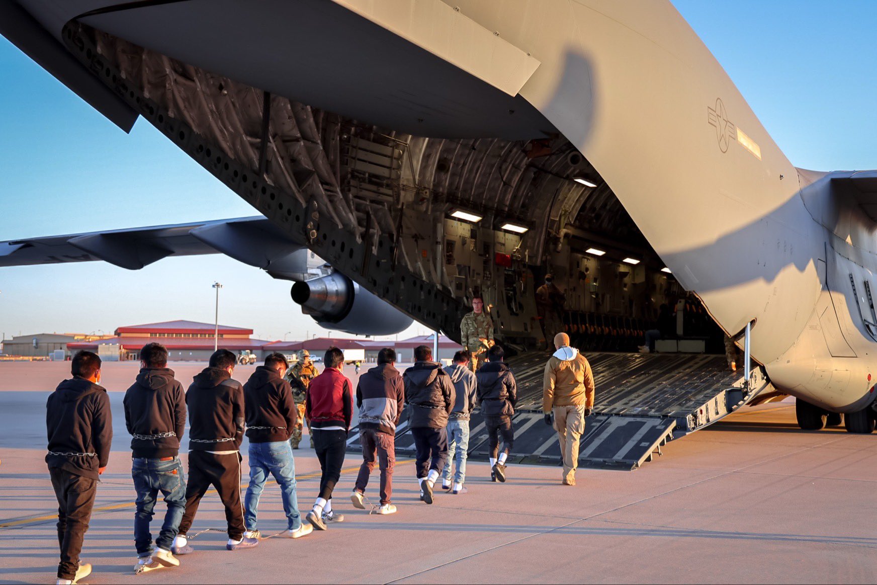 Trump administration begins deportation flights amid crackdown on illegal immigration
