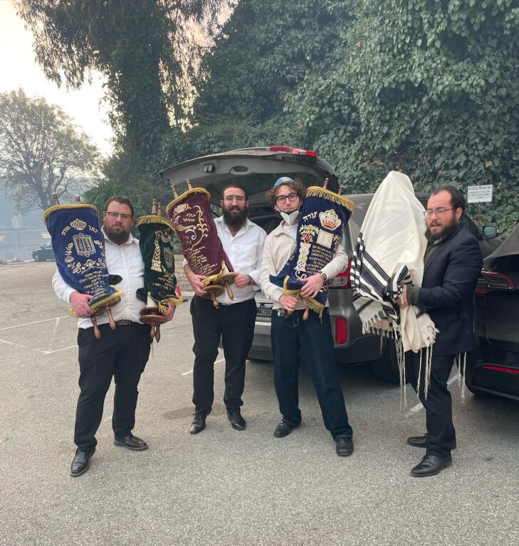 Chabad Center Miraculously Spared as Wildfire Ravages Pacific Palisades