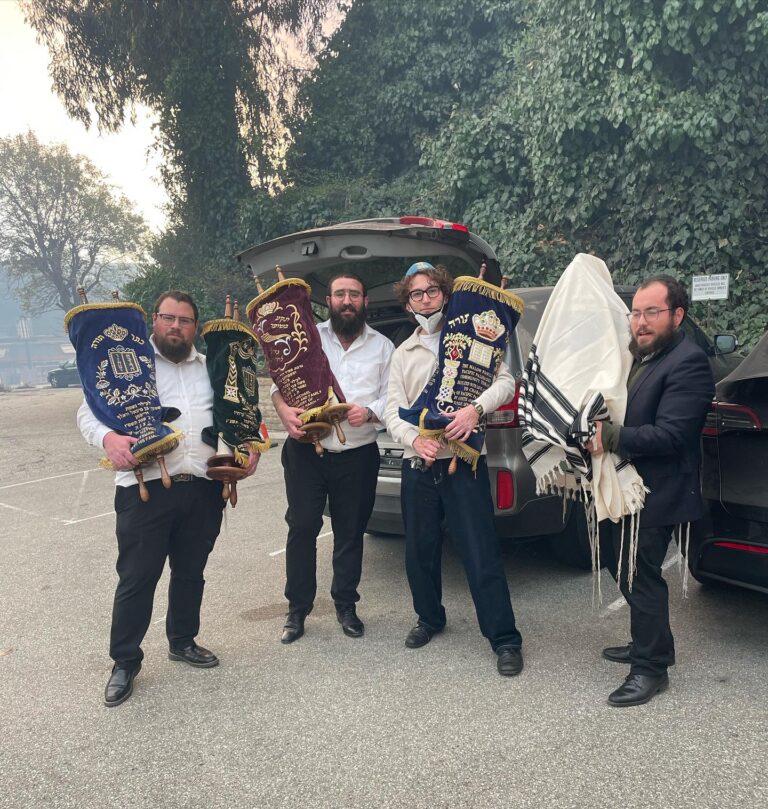 Chabad center miraculously spared as wildfire ravages pacific palisades - photo licensed by shore news network.