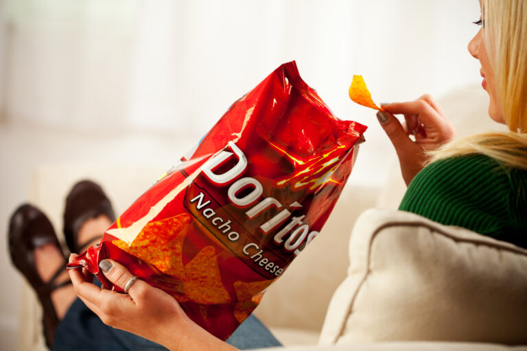 Doritos shows off square chip as company explores new direction - photo licensed by shore news network.