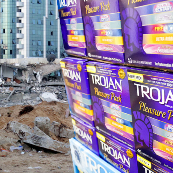 Democrats outraged as trump announces $50 million gaza condom program freeze - photo licensed by shore news network.