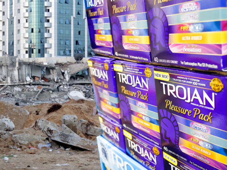 Democrats outraged as trump announces $50 million gaza condom program freeze - photo licensed by shore news network.