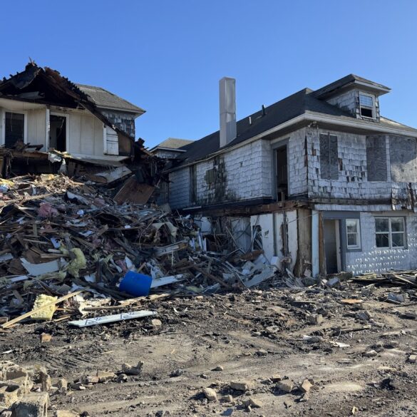 Toms river boatworks demolished as part of waterfront revitalization plan - photo licensed by shore news network.