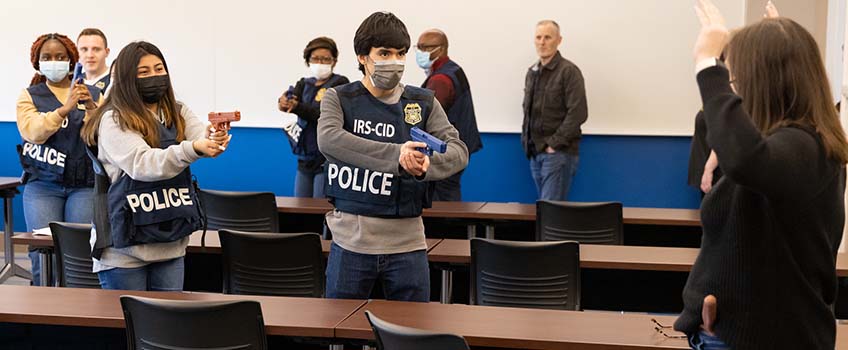 IRS Adrian Project Training at New Jersey College Goes Viral Again As Agents Teach Accounting Majors How to Arrest Americans at Gunpoint