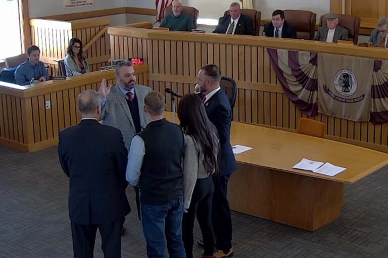 Police sergeant justin lamb named council president in toms river, coleman named vice president - photo licensed by shore news network.