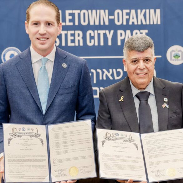 Middletown and ofakim, israel forge sister-city pact, strengthening global ties - photo licensed by shore news network.