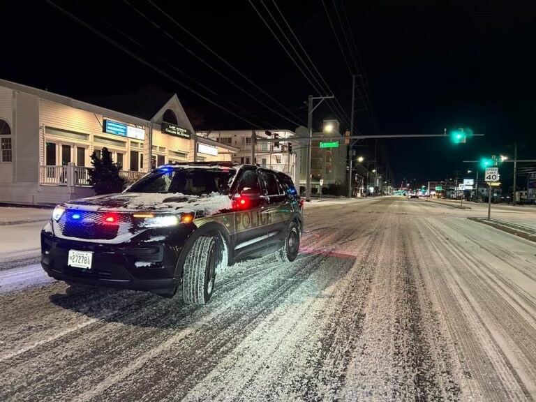 Ocean city police issue black ice warning as freezing temperatures persist - photo licensed by shore news network.