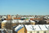 Snow on roofs in Baltimrore