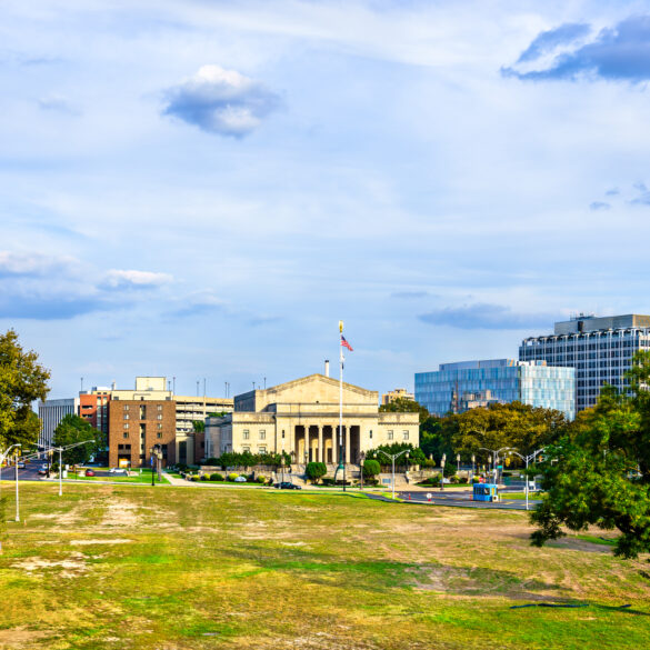 Murphy raises u. S. Flags in new jersey after trump executive order - photo licensed by shore news network.
