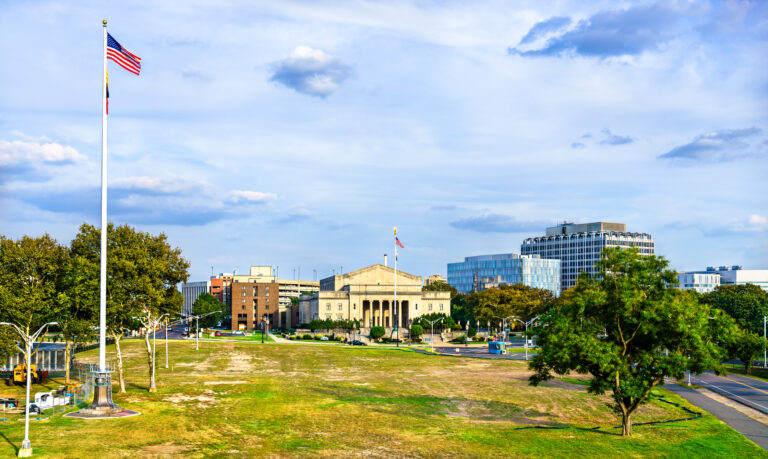 Murphy raises u. S. Flags in new jersey after trump executive order - photo licensed by shore news network.