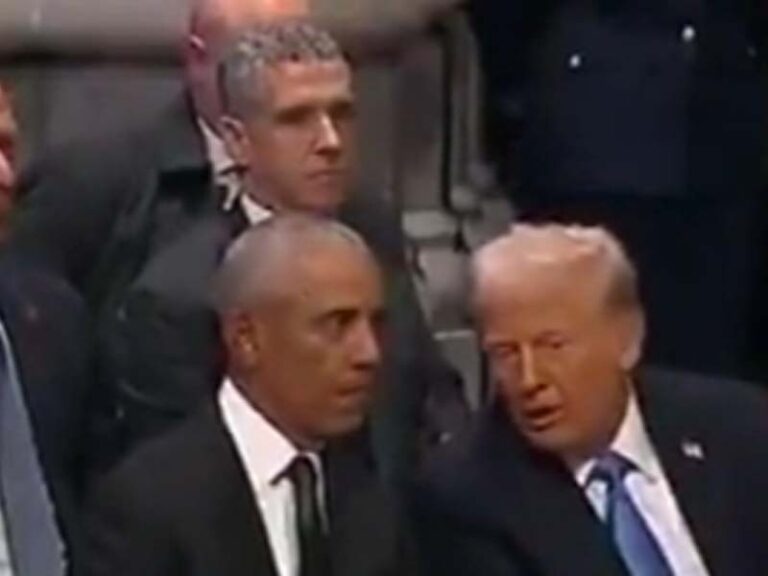 Trump claims chat with obama focused on hillary clinton tension, kamala harris "falling off the wagon" - photo licensed by shore news network.