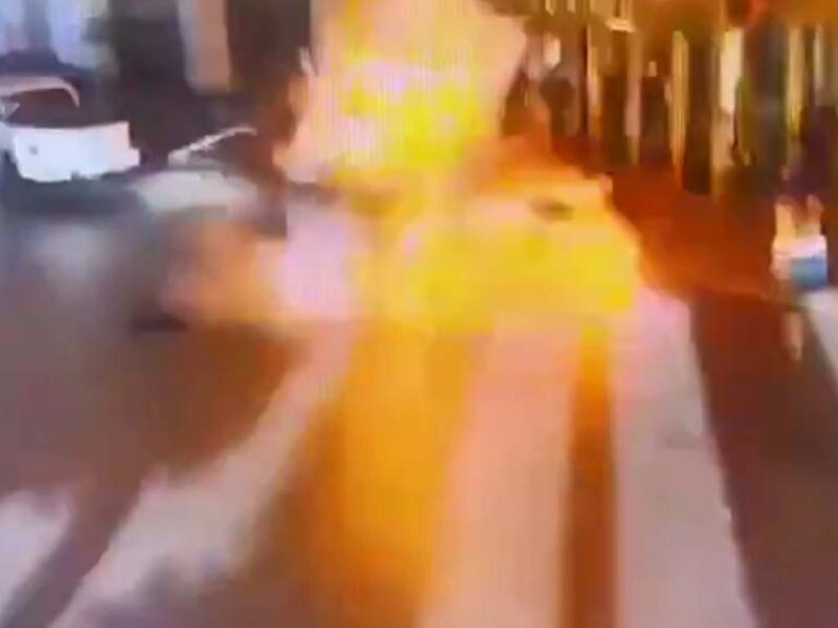 One dead, seven injured as cybertruck explodes outside trump las vegas hotel - photo licensed by shore news network.