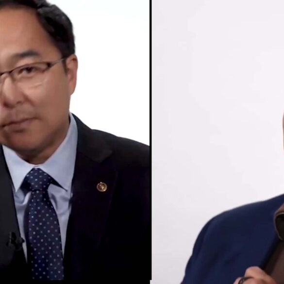 New jersey's u. S. Senators featured in unusual and bizarre anti-trump, "fight, fight, fight... For americans" video - photo licensed by shore news network.