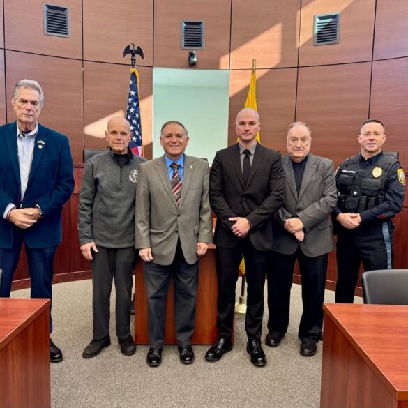 Barnegat police department welcomes two new officers to the force - photo licensed by shore news network.