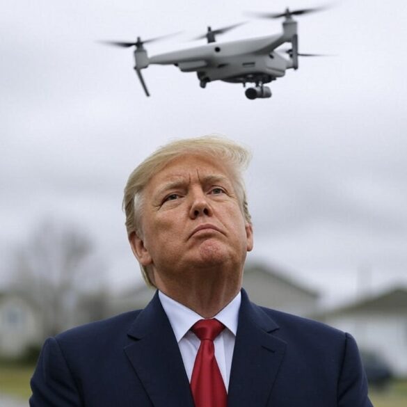 Trump vows to release full report on mysterious new jersey drones on first day in office - photo licensed by shore news network.