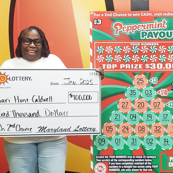 Glen burnie woman’s $100,000 lottery win sparks courthouse celebration - photo licensed by shore news network.