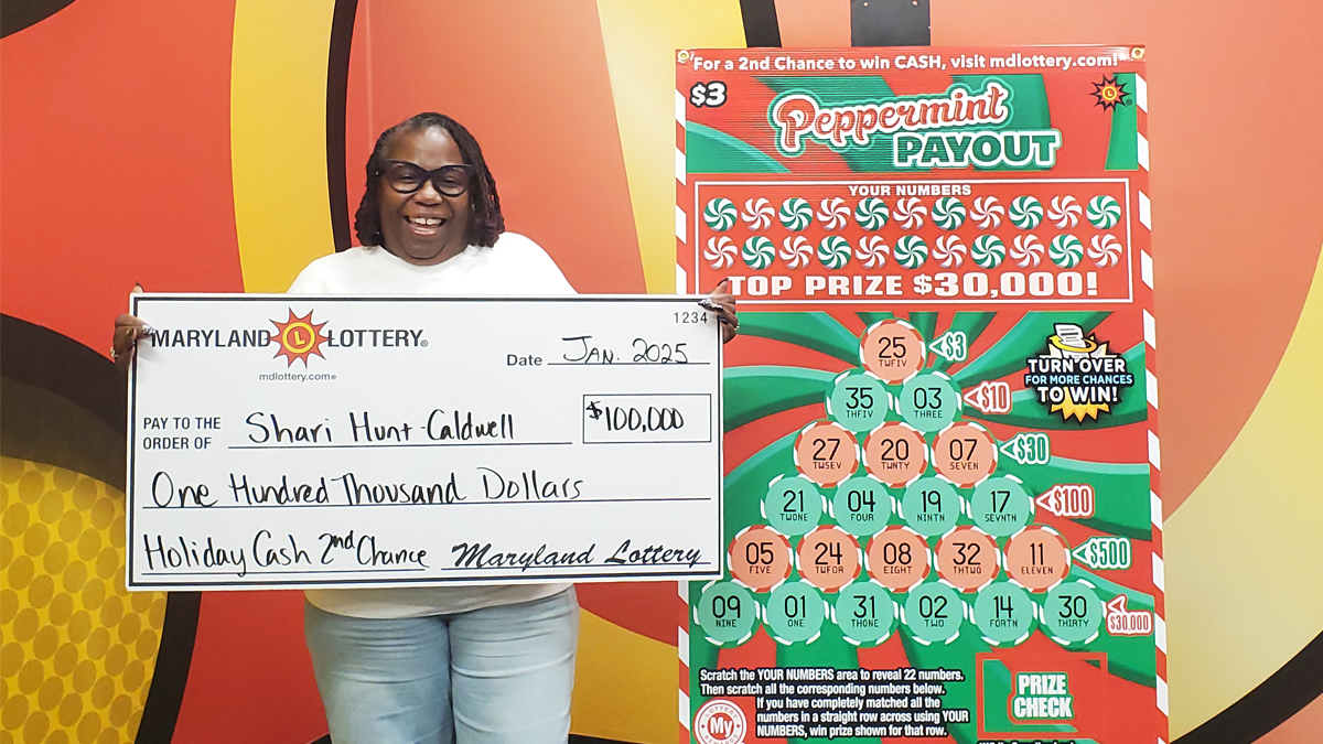 Glen Burnie woman’s $100,000 lottery win sparks courthouse celebration