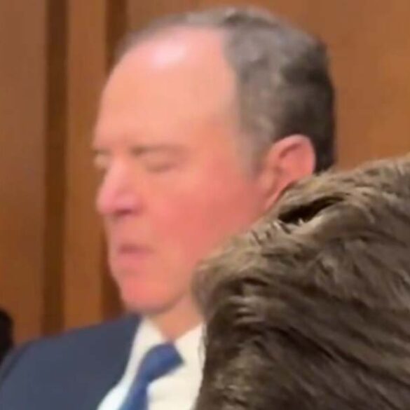 Watch: adam schiff sleeps through sleeper cell topic during bondi confirmation hearing - photo licensed by shore news network.